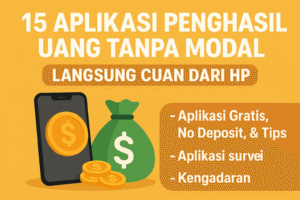 15 Aplikasi Penghasil Uang Tanpa Modal