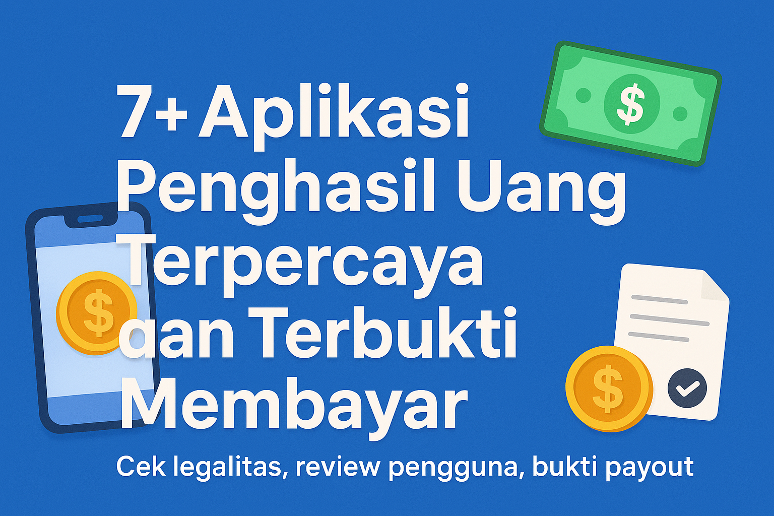 8 Aplikasi Penghasil Uang Terpercaya dan Terbukti Membayar
