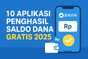 Rekomendasi aplikasi e-wallet terbaik untuk dapat saldo DANA gratis dan terbukti membayar.