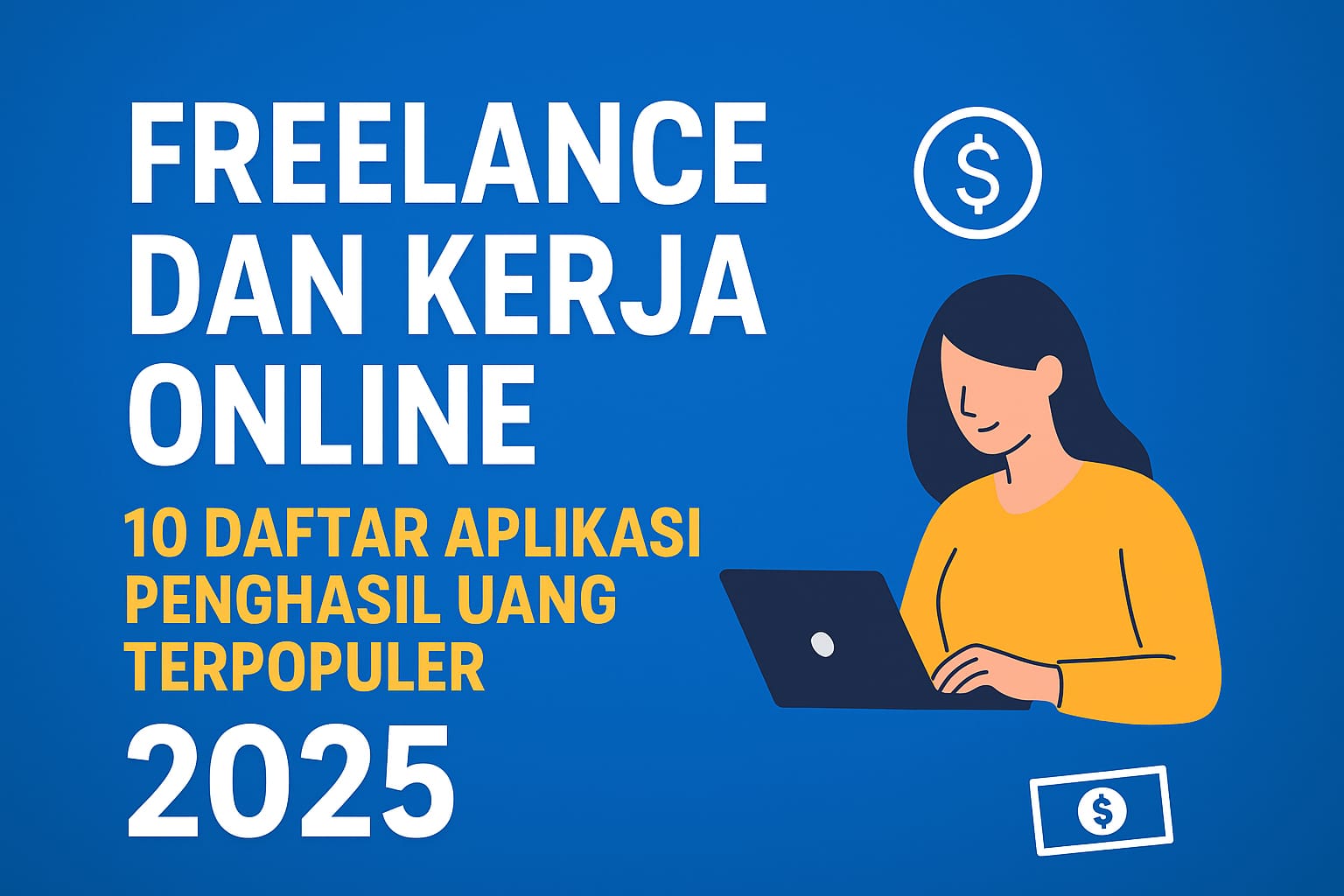 Mau Kerja Online? Ini 10 Aplikasi Freelance Penghasil Uang